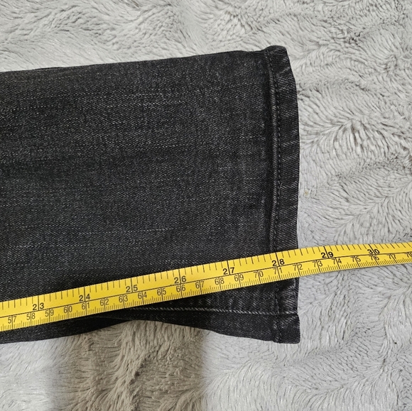 Tommy Hilfiger Black Acid Wash Jeans 12 Short Skinny Leg - Picture 6 of 7